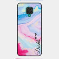 Customized Rainbow Glossy Metal Case Cover For Redmi Note 9 Pro