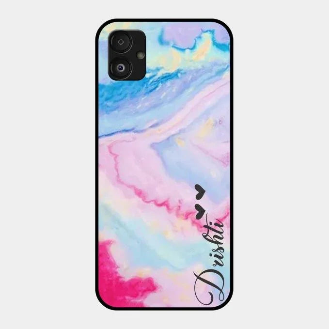 Customized Rainbow Glossy Metal Case Cover For Samsung Galaxy F14 5G