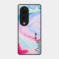 Customized Rainbow Glossy Metal Case Cover For Vivo T3 Ultra