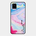 Customized Rainbow Glossy Metal Case Cover For Vivo V20