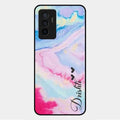 Customized Rainbow Glossy Metal Case Cover For Vivo V23E 5G
