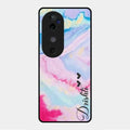Customized Rainbow Glossy Metal Case Cover For Vivo V40 5G