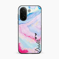 Customized Rainbow Glossy Metal Case Cover For Vivo V60e 5G