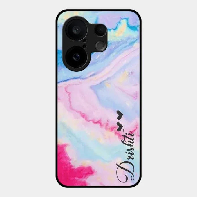 Customized Rainbow Glossy Metal Case Cover For Vivo X200 Fe 5G