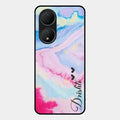 Customized Rainbow Glossy Metal Case Cover For Vivo Y100 5G