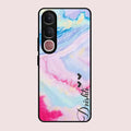 Customized Rainbow Glossy Metal Case Cover For Vivo Y31 5G