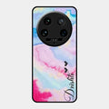 Customized Rainbow Glossy Metal Case Cover For Xiaomi 14 Ultra