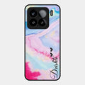 Customized Rainbow Glossy Metal Case Cover For Xiaomi 15 5G