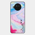 Customized Rainbow Glossy Metal Case Cover For Xiaomi Mi 10I 5G