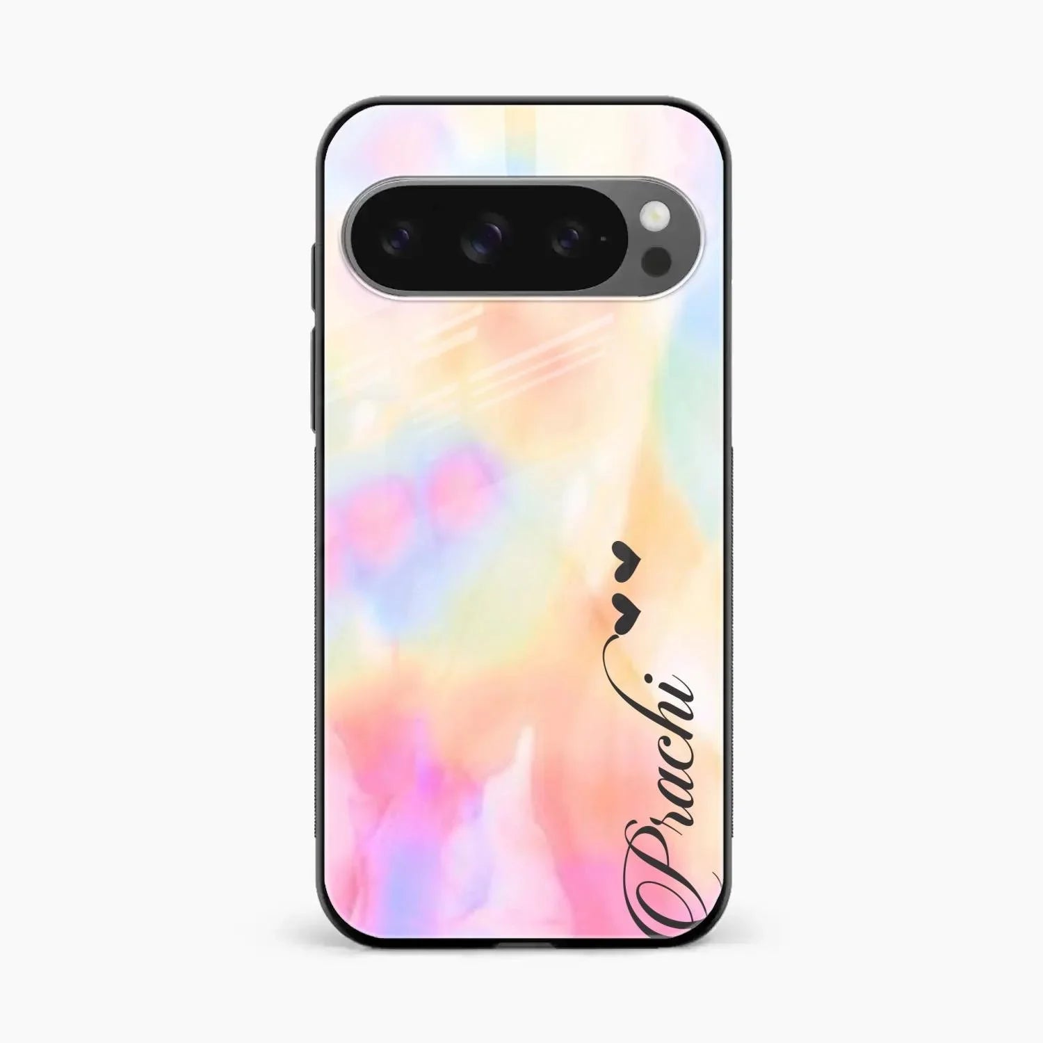 Customized Rainbow Glossy Metal Case Cover V2 For Google Pixel 10 Pro
