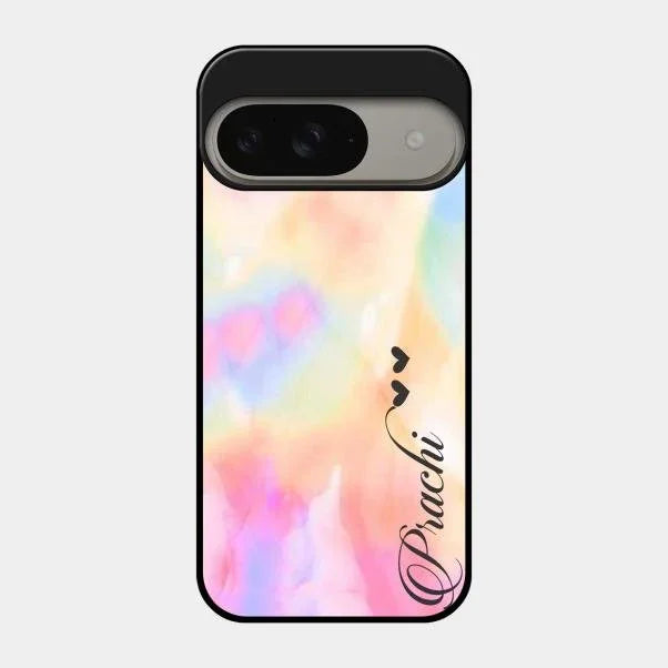 Customized Rainbow Glossy Metal Case Cover V2 For Google Pixel 9 5G