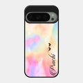 Customized Rainbow Glossy Metal Case Cover V2 For Google Pixel 9 Pro 5G