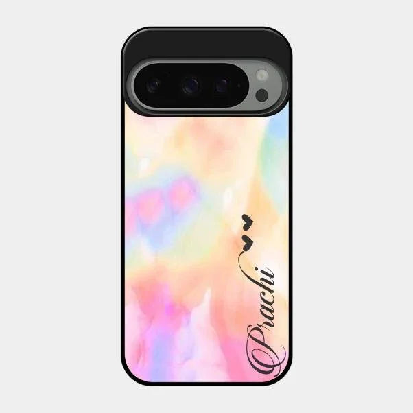 Customized Rainbow Glossy Metal Case Cover V2 For Google Pixel 9 Pro 5G