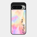 Customized Rainbow Glossy Metal Case Cover V2 For Google Pixel 9 Pro Xl