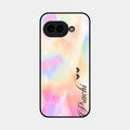 Customized Rainbow Glossy Metal Case Cover V2 For Google Pixel 9A 5G