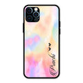 Customized Rainbow Glossy Metal Case Cover V2 For iPhone 12 Pro