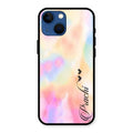 Customized Rainbow Glossy Metal Case Cover V2 For iPhone 13 mini