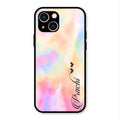 Customized Rainbow Glossy Metal Case Cover V2 For iPhone 13