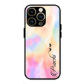 Customized Rainbow Glossy Metal Case Cover V2 For iPhone 14 Pro