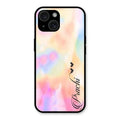 Customized Rainbow Glossy Metal Case Cover V2 For iPhone 15