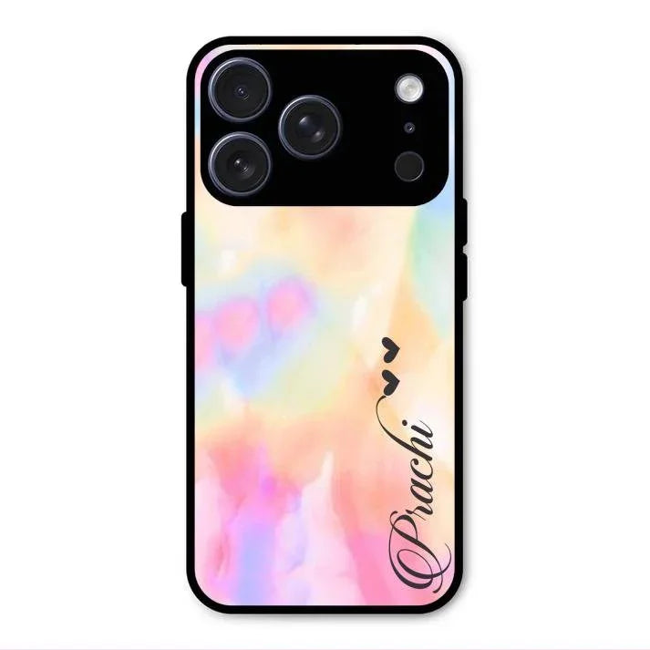 Customized Rainbow Glossy Metal Case Cover V2 For iPhone 17 Pro Max