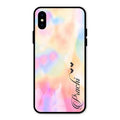 Customized Rainbow Glossy Metal Case Cover V2 For iPhone XS