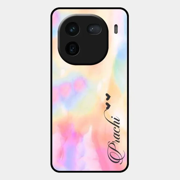 Customized Rainbow Glossy Metal Case Cover V2 For iQOO 12 5G