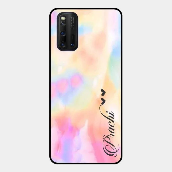 Customized Rainbow Glossy Metal Case Cover V2 For iQOO 3 5G