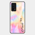 Customized Rainbow Glossy Metal Case Cover V2 For iQOO 7 5G