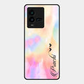 Customized Rainbow Glossy Metal Case Cover V2 For iQOO 9T 5G