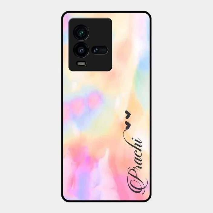 Customized Rainbow Glossy Metal Case Cover V2 For iQOO 9T 5G