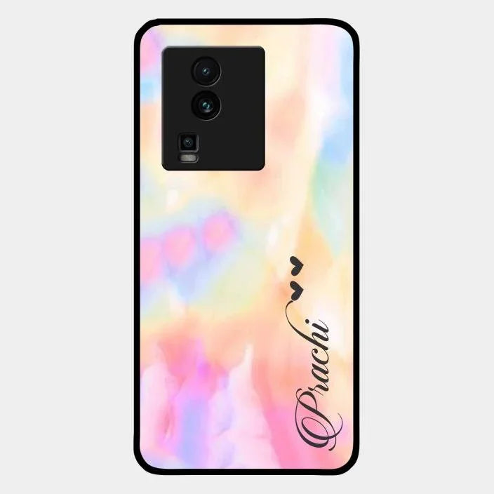 Customized Rainbow Glossy Metal Case Cover V2 For iQOO Neo 7 Pro 5G