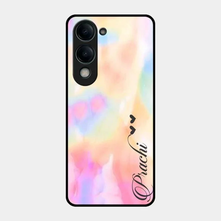 Customized Rainbow Glossy Metal Case Cover V2 For iQOO Z10 Lite