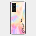 Customized Rainbow Glossy Metal Case Cover V2 For iQOO Z3 5G