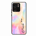 Customized Rainbow Glossy Metal Case Cover V2 For Motorola Edge 40