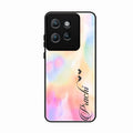 Customized Rainbow Glossy Metal Case Cover V2 For Motorola Edge 50 Neo