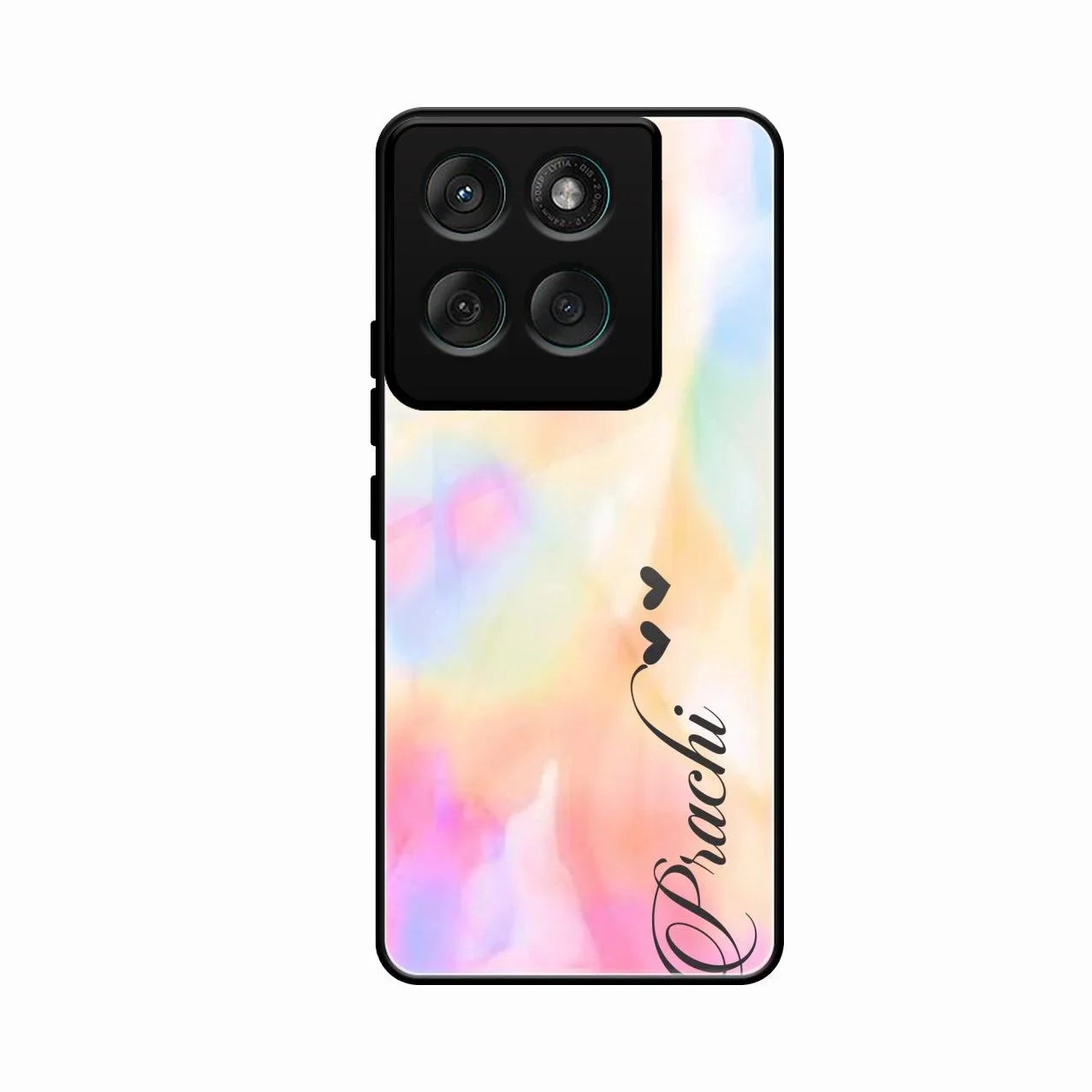 Customized Rainbow Glossy Metal Case Cover V2 For Motorola Edge 60 5G