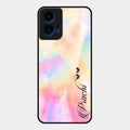 Customized Rainbow Glossy Metal Case Cover V2 For Motorola G45 5G