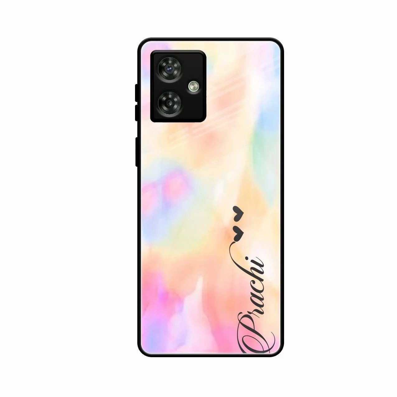 Customized Rainbow Glossy Metal Case Cover V2 For Motorola G54 5G