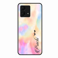 Customized Rainbow Glossy Metal Case Cover V2 For Motorola g84 5G