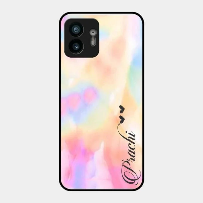 Customized Rainbow Glossy Metal Case Cover V2 For Nothing Phone 2