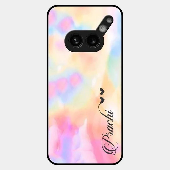 Customized Rainbow Glossy Metal Case Cover V2 For Nothing Phone 2A Plus