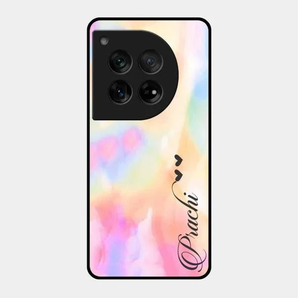 Customized Rainbow Glossy Metal Case Cover V2 For Oneplus 12 5G