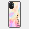 Customized Rainbow Glossy Metal Case Cover V2 For Oneplus 9R 5G