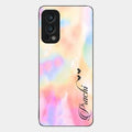 Customized Rainbow Glossy Metal Case Cover V2 For Oneplus Nord 2 5G