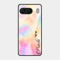 Customized Rainbow Glossy Metal Case Cover V2 For Oneplus Nord 4 5G