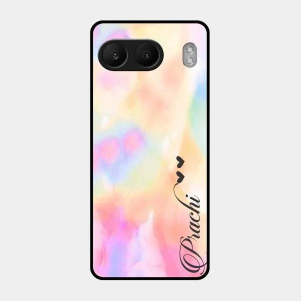 Customized Rainbow Glossy Metal Case Cover V2 For Oneplus Nord 4 5G