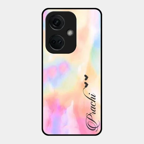 Customized Rainbow Glossy Metal Case Cover V2 For Oneplus Nord Ce 3 5G