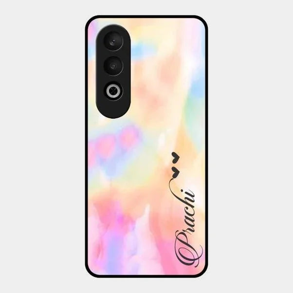 Customized Rainbow Glossy Metal Case Cover V2 For Oneplus Nord Ce 4 5G