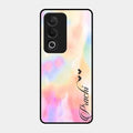 Customized Rainbow Glossy Metal Case Cover V2 For Oppo A3 Pro 5G